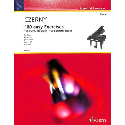 Etüden für Klavier CZERNY 100 leichte Übungsstücke op 139
