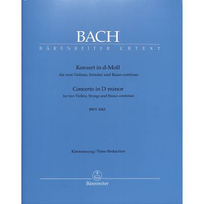 Klavierauszug Konzert d-moll BWV 1043