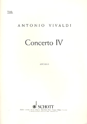 Concerto op.10,4 für Flöte und Streichorchester