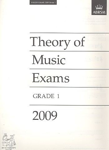 Theory of Music Exams 2009 Grade 1