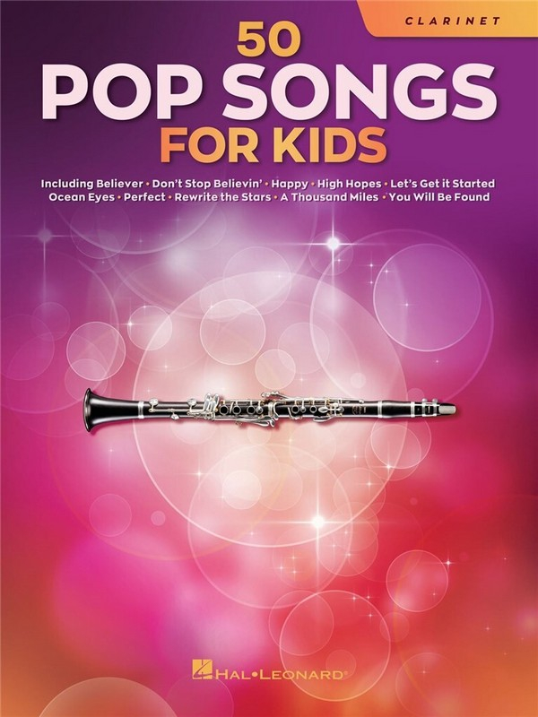 Hal Leonard Europe B. V. Spielbuch Für Klarinette 50 Pop Songs For Kids