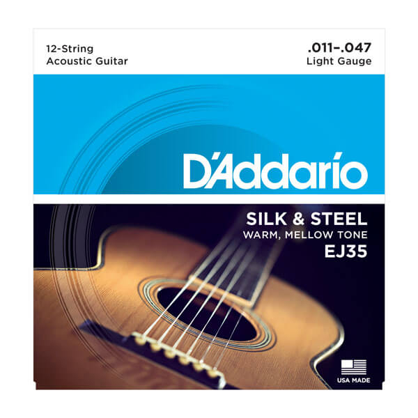 Saitensatz D´Addario EJ35 Silk &amp; Steel 12-String
