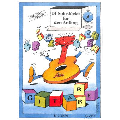 Spielstücke für Gitarre Spielsachen 1 - 14 Solostücke für den Anfang