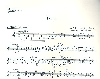 Tango op. 165/2 für Salonorchester