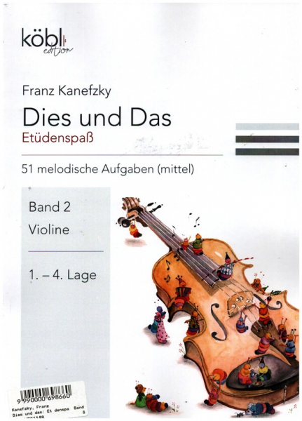 Dies und das - Etüdenspaß Band 2 für Violine