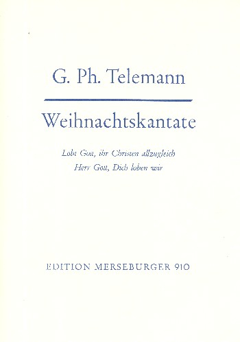Weihnachtskantate für Soli (STB), Doppelchor, Orchester, Orgel