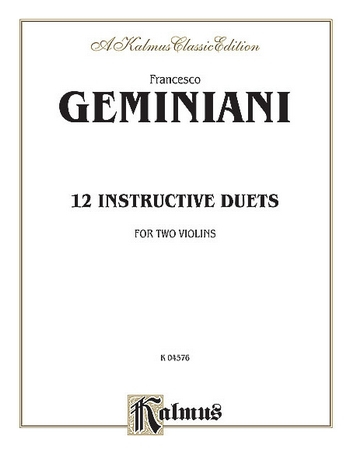 12 instructive Duets for 2 violins