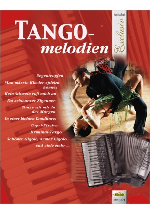 Spielbuch für Akkordeon Tango Melodien