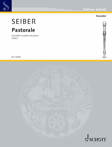 Pastorale (1941) für Altblockflöte und Klavier