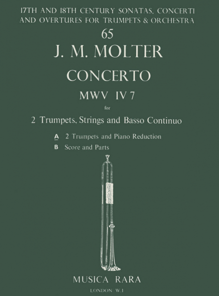 Concerto in D MWV IV/7 für 2 Trompeten, Streicher und Bc