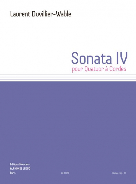 AL30729 Sonata no.4 pour quatuor à cordes