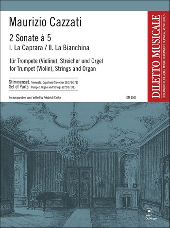 2 Sonate a 5 für Trompete (Violine), Streicher und Orgel