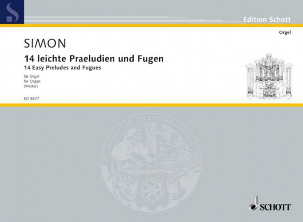 14 leichte Präludien und Fugen für Orgel