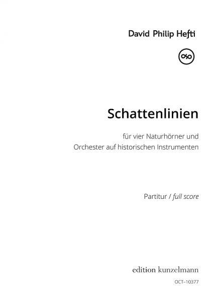 Schattenlinien (Shadow Lines) für 4 Naturhörner und Kammerorchester