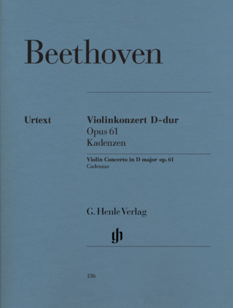 Kadenzen zum Violinkonzert op.61 Schneiderhahn, W. bearb