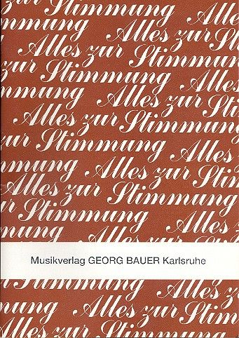 Alles zur Stimmung: für Blasorchester