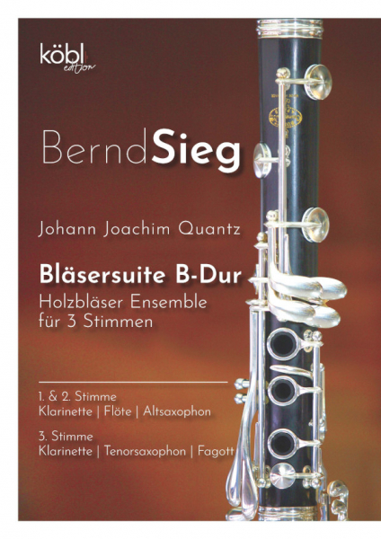 Suite B-Dur für 3 Holzbläser (Ensemble)
