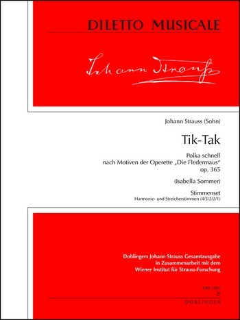 Tik-Tak op.365 für Orchester