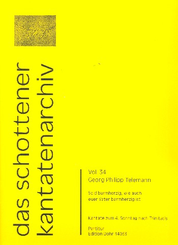Seid barmherzig wie auch euer Vater barmherzig ist TVWV1:1268 für Soli, gem Chor, 4 Oboen (andere In