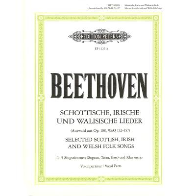 Singpartitur Schottische, irische &amp; walisische Lieder aus op.108