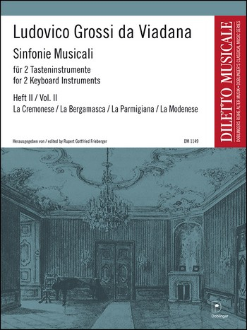 Sinfonie Musicali Band 2 für 2 Orgeln (Tasteninstrumente)