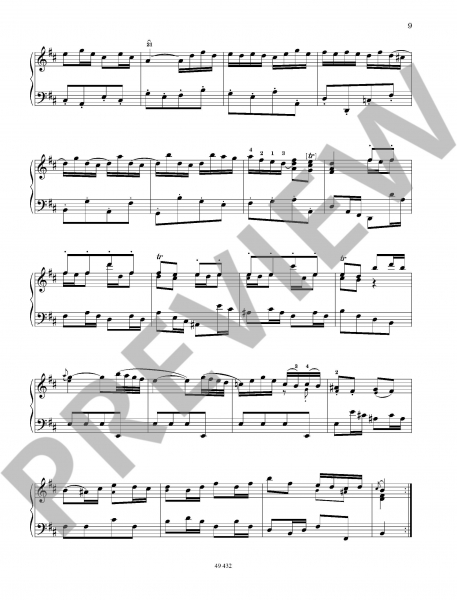 Spielstücke für Klavier Bach - Berühmte Stücke