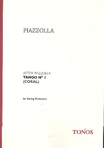 Tango Nr.1 (Coral) für Streichorchester
