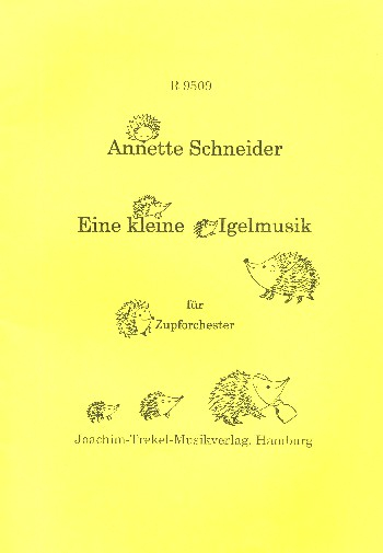 Eine kleine Igelmusik über das finnische Kinderlied Siili menee lypsyl für Zupforchester