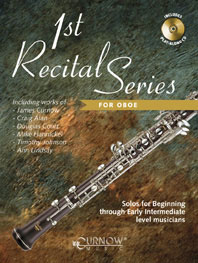 First Recital Series (+CD) for oboe, solos for beginning