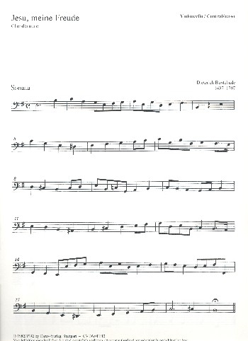 Jesu, meine Freude für Soli, gem Chor und Instrumente