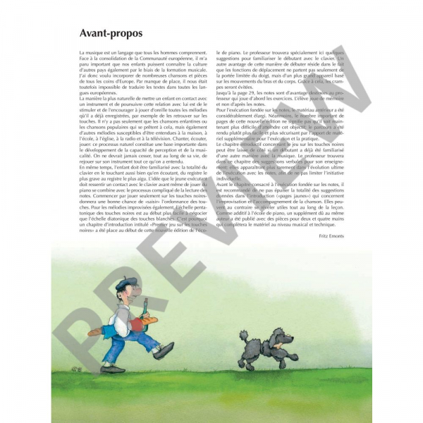 Schule für Klavier Europäische Klavierschule 1