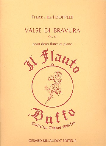 Valse di Bravura op.33 pour 2 flutes et piano