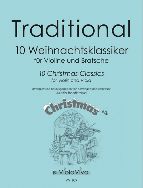 10 Weihnachtsklassiker für Violine und Bratsche