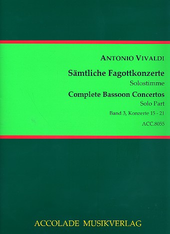 Sämtliche Fagottkonzerte Band 3