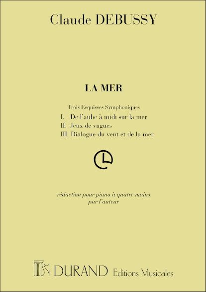 La mer 3 esquisses symphoniques pour piano à 4 mains