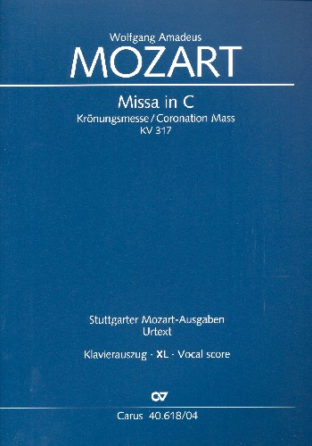 Messe C-Dur KV317 für Soli, gem Chor und Orchester