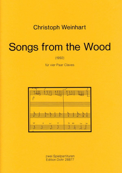 Songs from the Wood für 4 Paar Claves 2 Spielpartituren