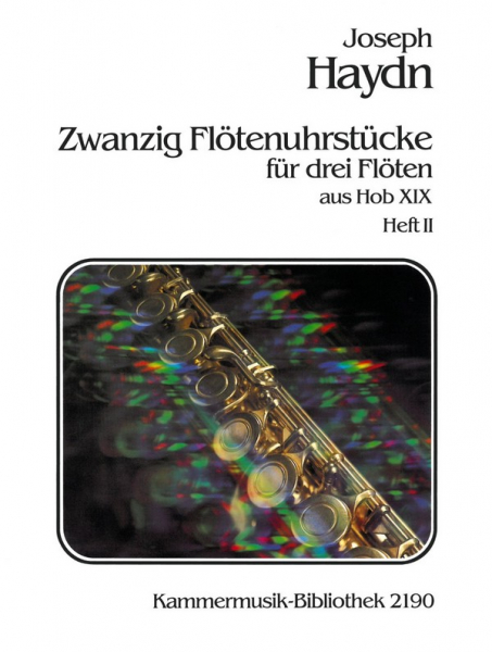 20 Flötenuhrstücke aus Hob.XIX Band 2 für 3 Flöten