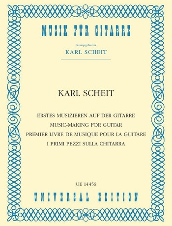 Erstes Musizieren auf der Gitarre