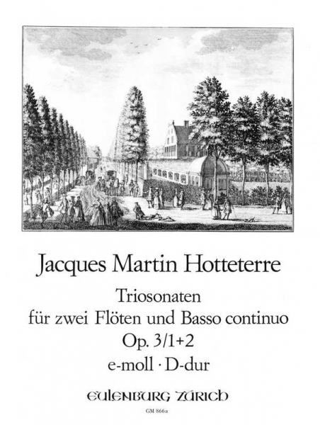 6 Sonaten op.3 Band 1 (Nr.1-2) für 2 Flöten und Bc