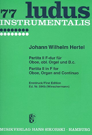 Partita F-Dur Nr.2 für Oboe, Orgel und Bc