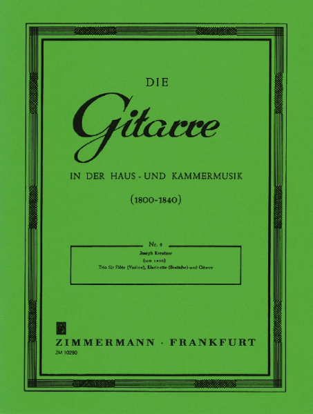Trio op.16 für Flöte (Violine), Klarinette (Viola) und Gitarre