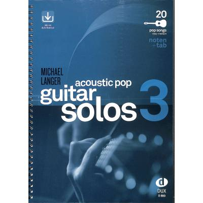 Songbook Gitarre Acoustic Pop Guitar Solos 3