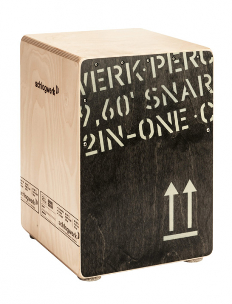 Cajon Schlagwerk CP403BLK 2inOne Medium Black Edition