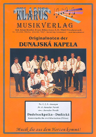 Dudelsackpolka: für 2 Flöten (Klarinetten) und Blasorchester