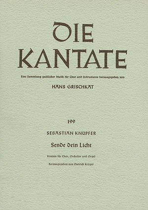 Sende dein Licht für gem Chor, Orchester und Orgel