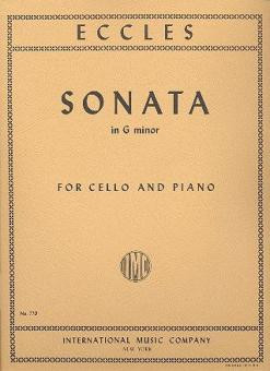 Sonata in g minor for cello and piano
