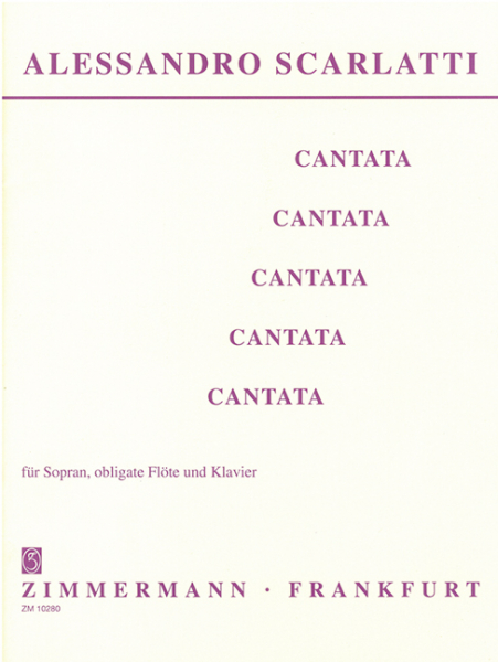Cantata per soprano con flauto obbligato (e pianoforte)
