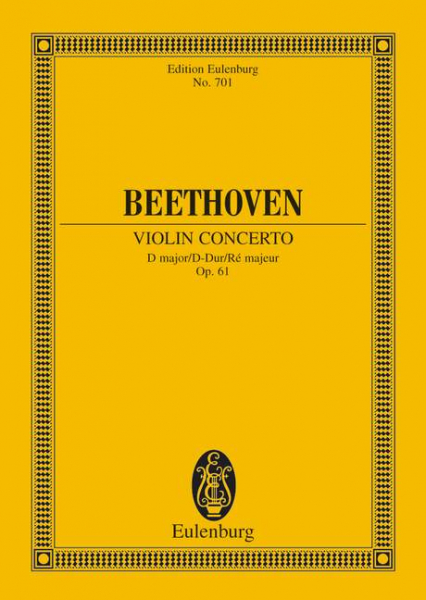 Konzert D-Dur op.61 für Violine und Orchester