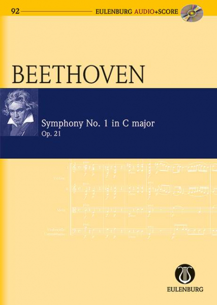Studienpartitur Beethoven - Symphony No 1 C-Dur, op. 21 - Antiquariat
